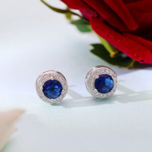 Celestial Blue Diamond Earrings