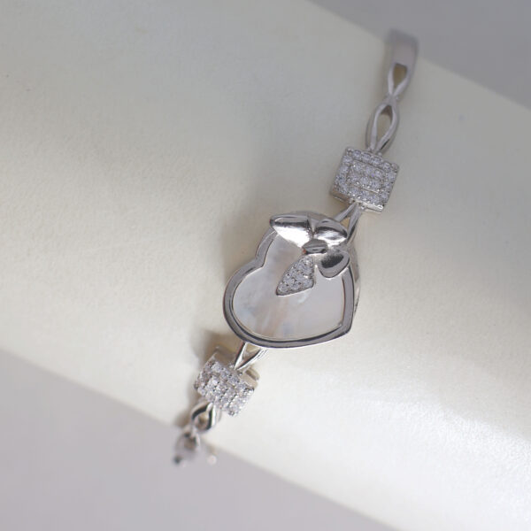 Heart Bow Bangle - Image 3