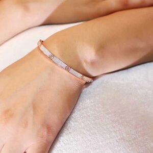 Spark Lock Rosegold Bracelet