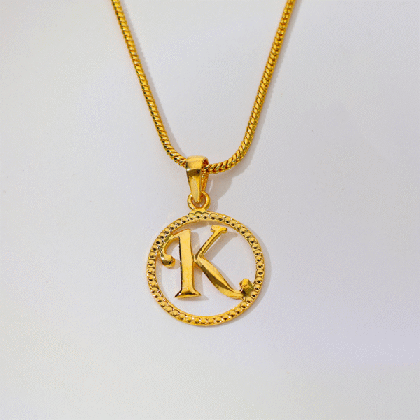 Kindred Gold – K Pendant - Image 3