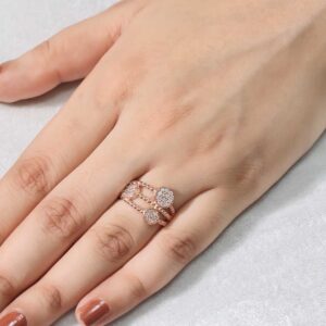 Blush Radiance Rosegold Ring
