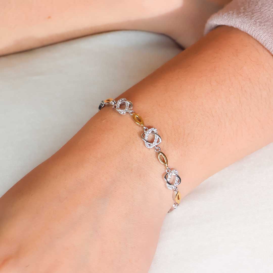 Silver Bloom Bracelet
