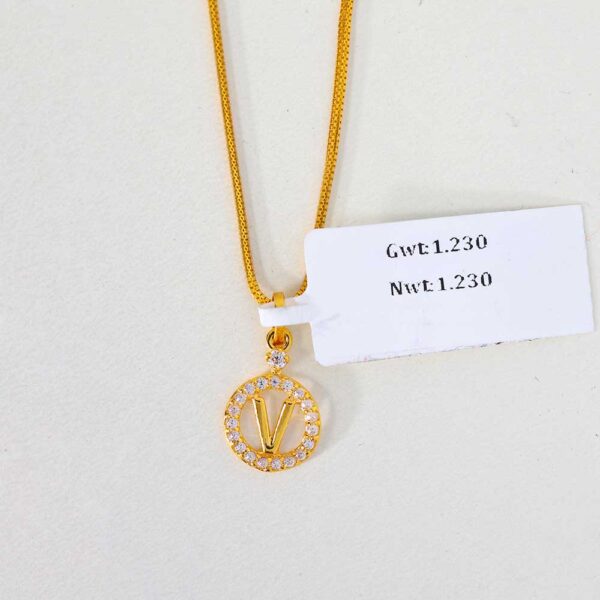 V Sparkle Charm - Image 3