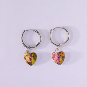 Twilight Heart Hoops
