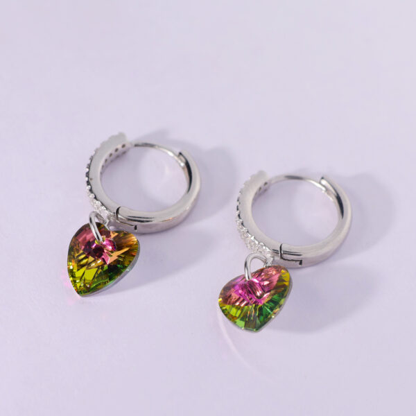 Twilight Heart Hoops - Image 2
