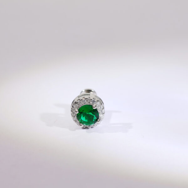 Royal Green  Diamond Earrings - Image 5