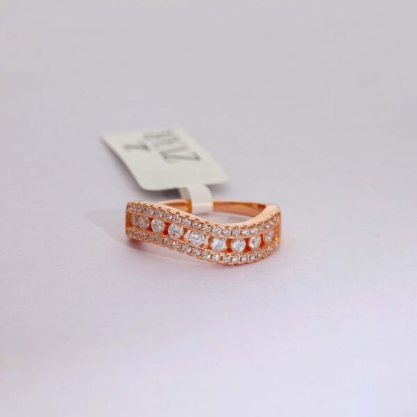 SparkleFlow Rosegold Ring - Image 3