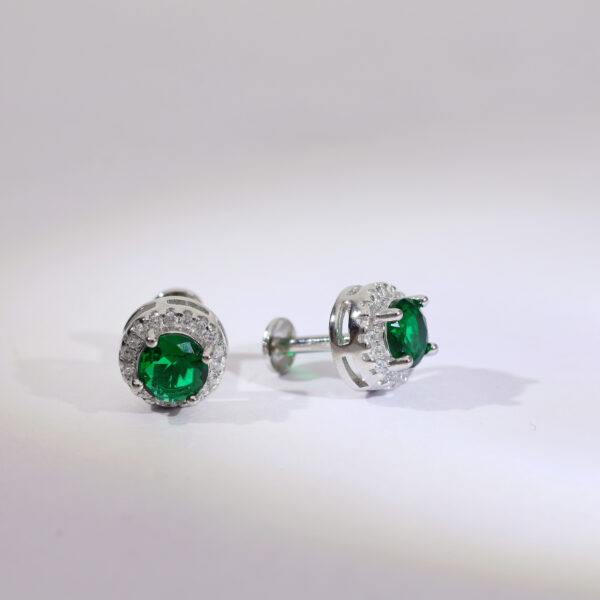 Royal Green  Diamond Earrings
