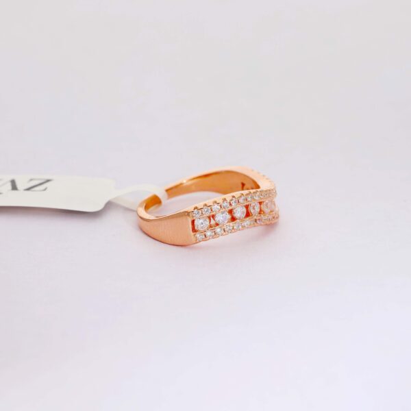 SparkleFlow Rosegold Ring - Image 4