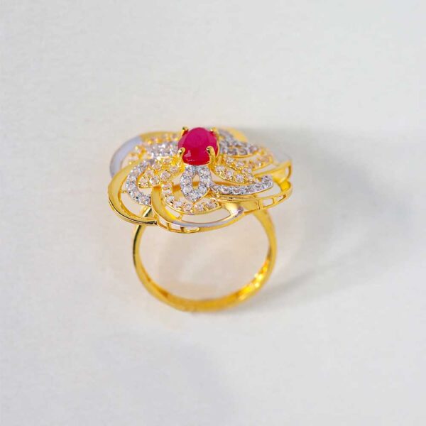 Ruby Bloom Heritage Ring - Image 6