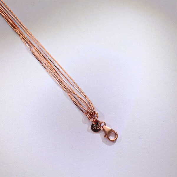 Soft Chains Rosegold Bracelet - Image 3