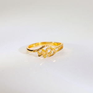Party Wear Gold Ladies Ring