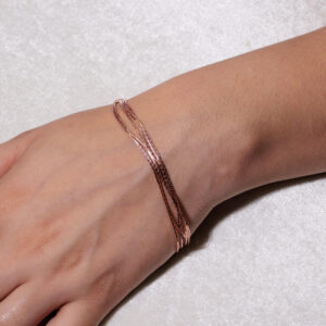 Soft Chains Rosegold Bracelet