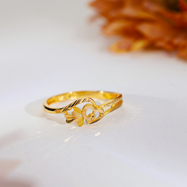 Party Wear Gold Ladies Ring - Image 4