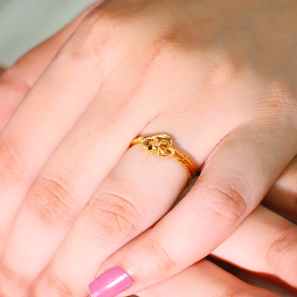 Party Wear Gold Ladies Ring - Image 5