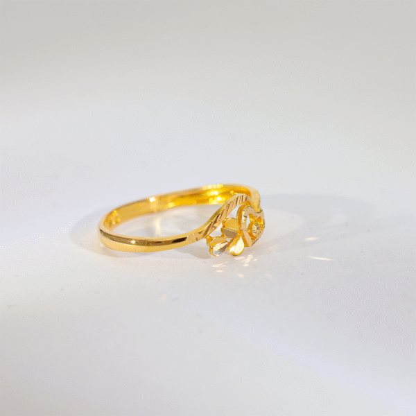 Party Wear Gold Ladies Ring - Image 3