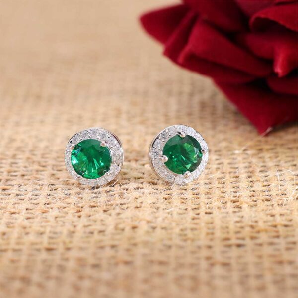 Evergreen Spark Diamond Earrings - Image 5