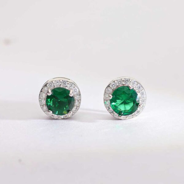 Evergreen Spark Diamond Earrings - Image 2