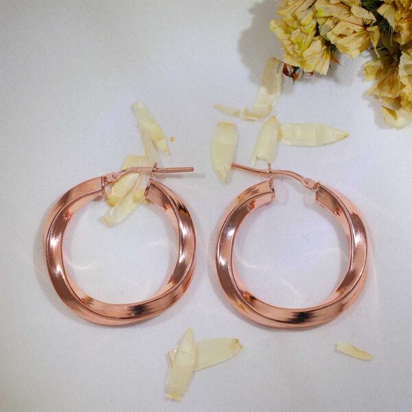 Blush Loop Hoops - Image 5