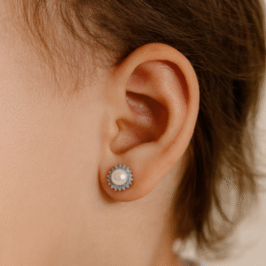 Starlight Crown Pearl Earrings