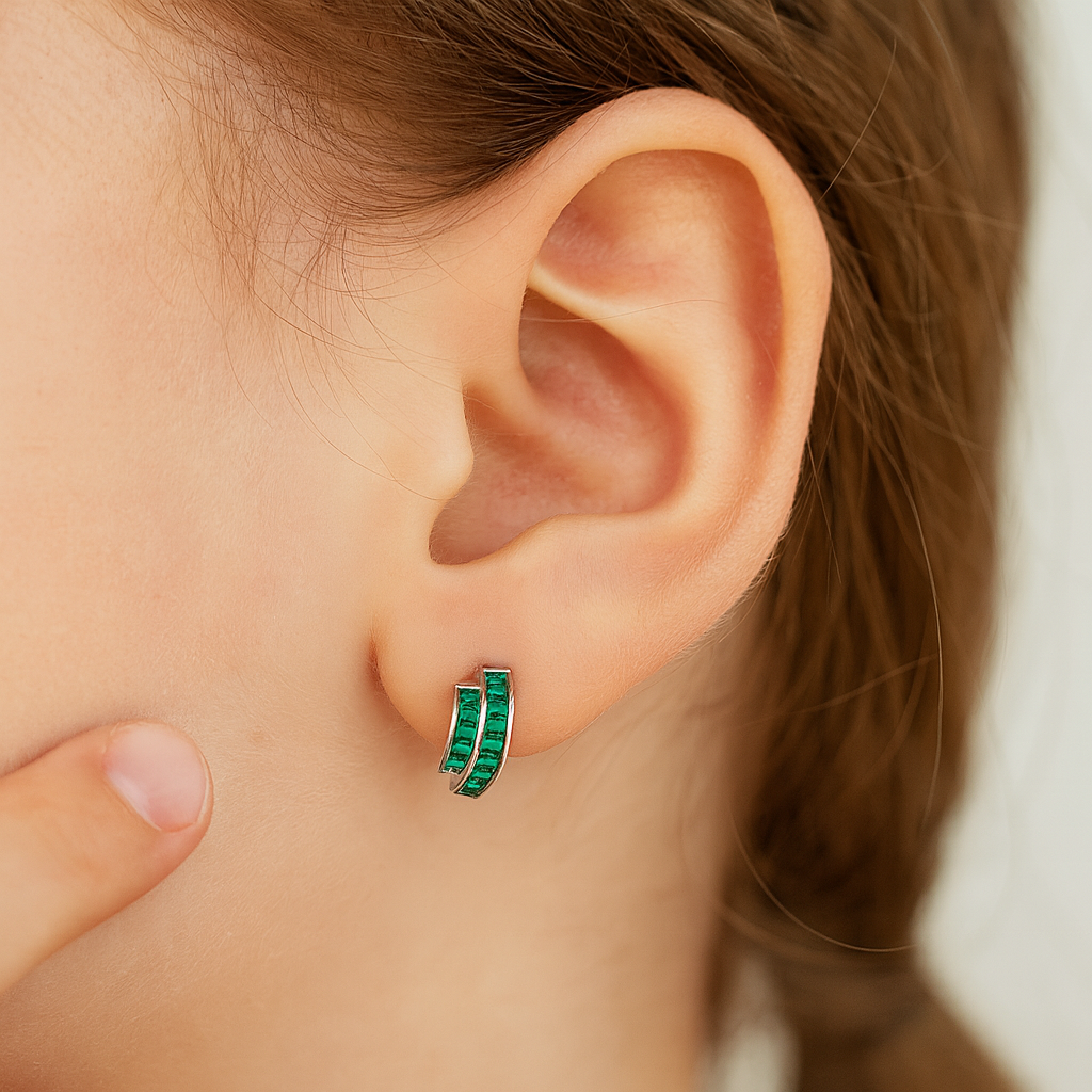 Emerald Edge Studs