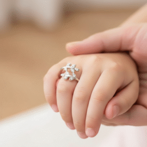 Leaflet Grace Baby Ring