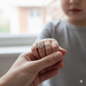 Forever Twins Baby Ring