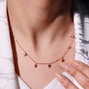 Rosy Petals Charm Chain