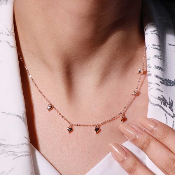Rosy Petals Charm Chain