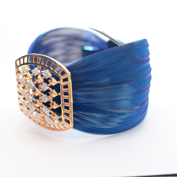 Rosegold Shringar Cuff Bracelet - Image 4