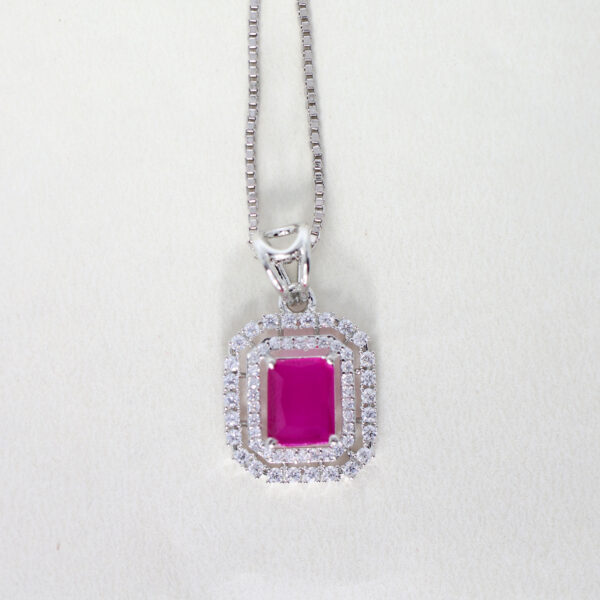 Ruby Halo Elegance Set - Image 4