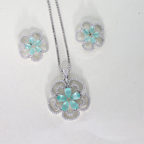 Serenity Bloom Pendant Set - Image 2