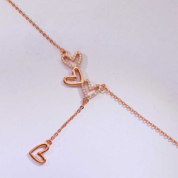Eternal Hearts Rosegold Chain - Image 3