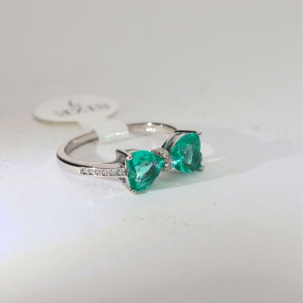 TwinkleTide Bow Band Diamond Ring - Image 3