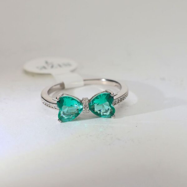 TwinkleTide Bow Band Diamond Ring - Image 2
