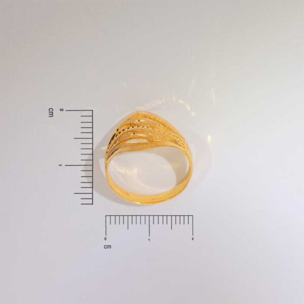 Floral Charm Ladies Ring - Image 6