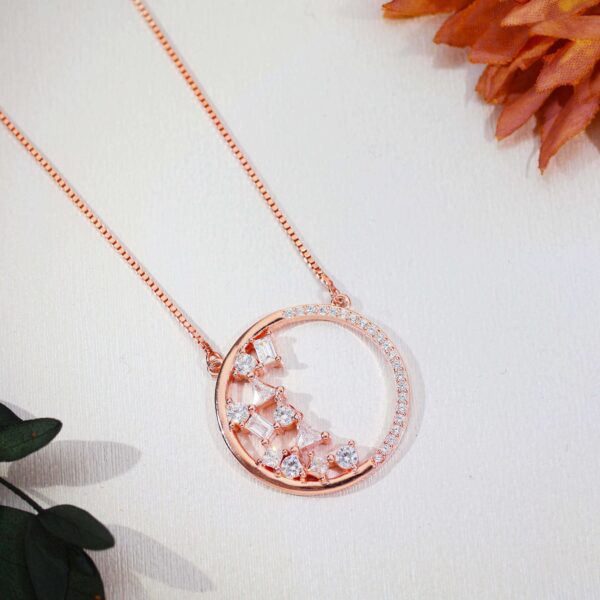 Prism Circle Necklace - Image 7