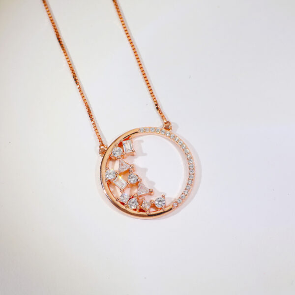 Prism Circle Necklace - Image 6