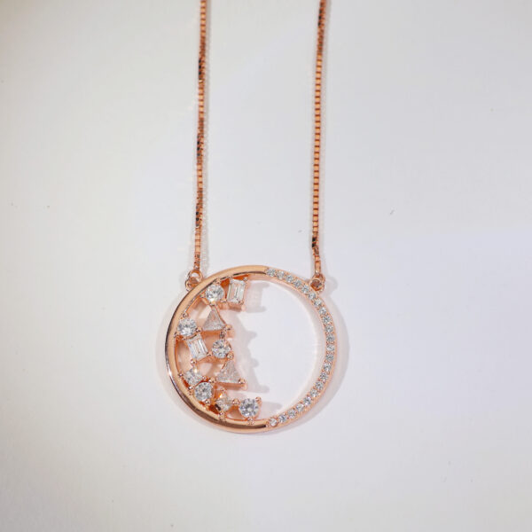 Prism Circle Necklace - Image 5