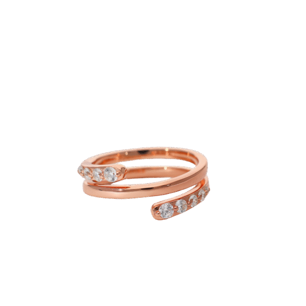Rosella Wrap Rosegold Ring - Image 2