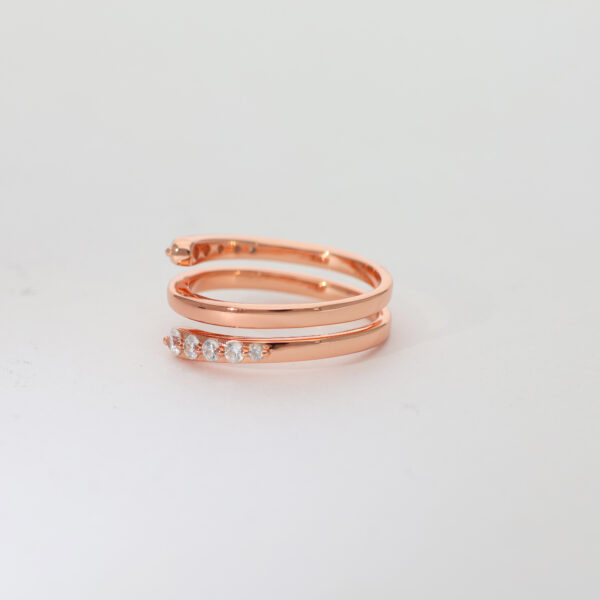 Rosella Wrap Rosegold Ring - Image 3