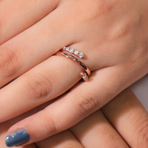 Rosella Wrap Rosegold Ring