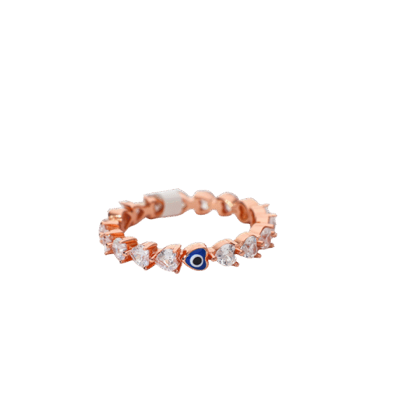 EvilEye Elegance Rosegold Ring - Image 3