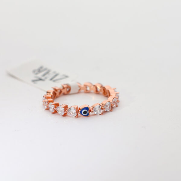 EvilEye Elegance Rosegold Ring - Image 2
