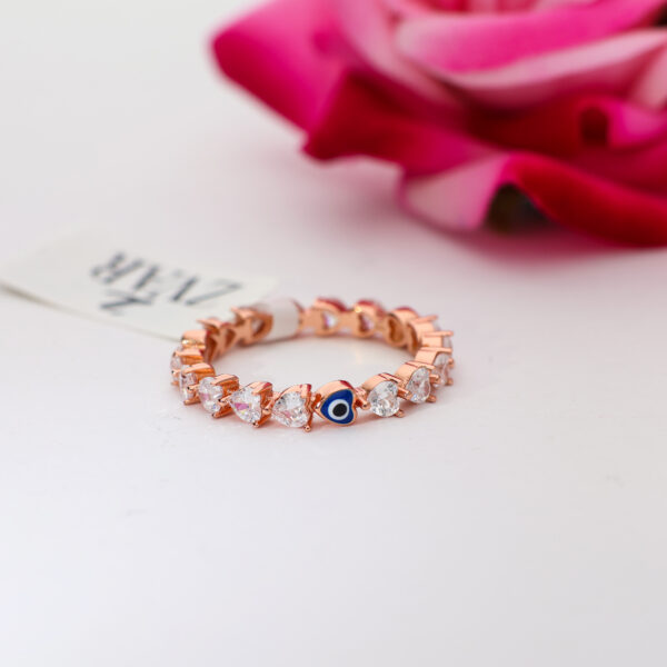 EvilEye Elegance Rosegold Ring - Image 6