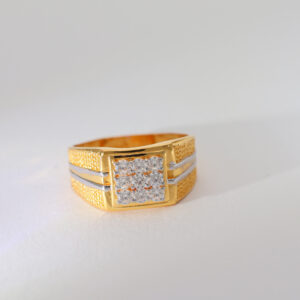 Crown Spark Gents Stone Ring