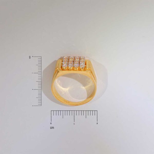 GoldMaze Gents Stone Ring - Image 3