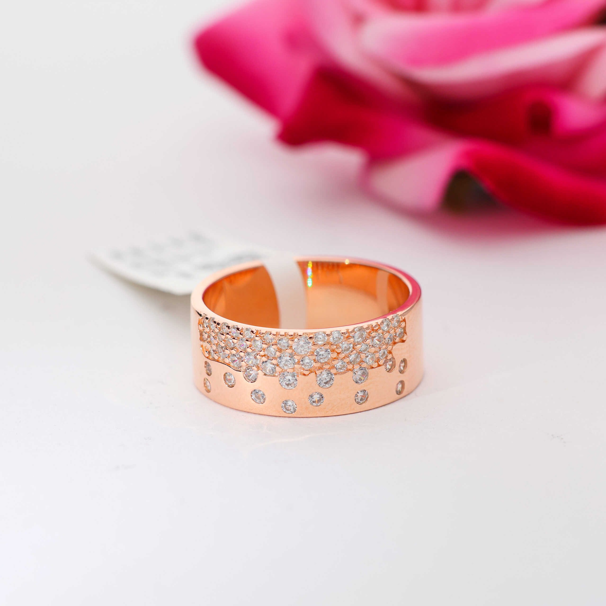 Sunset Spark Rosegold Ring - Image 5