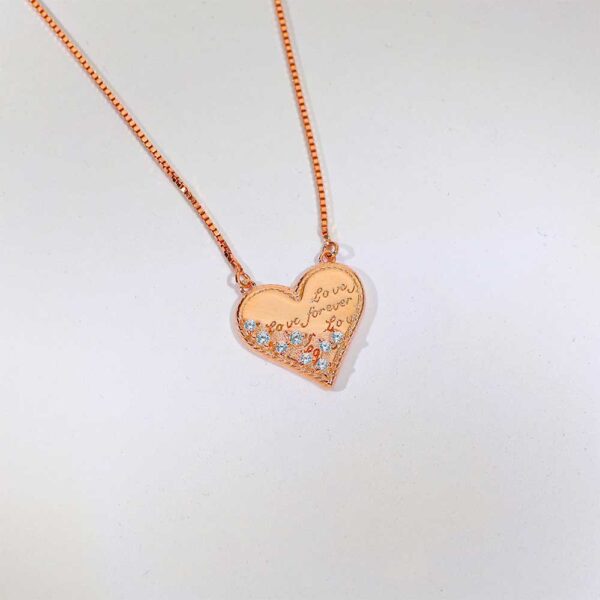 Sparkle Heart Necklace - Image 4