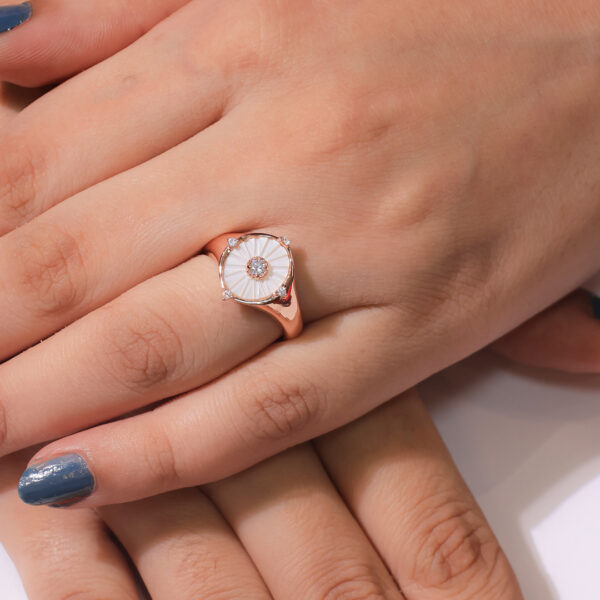 Radiant Rosegold Ring